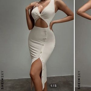 Shein cut out dress size small (4)